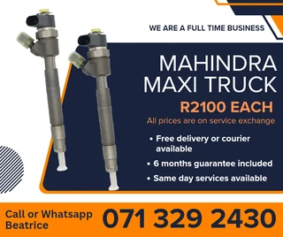 Mahindra Maximo Injectors For Sale With Warranty