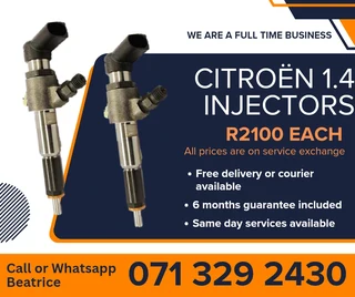 Citroën 1.4 Injectors For Sale With Warranty On