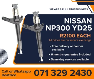 Nissan Np300 Yd25 Diesel Injectors For Sale With Warranty