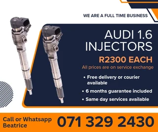 Audi 1.6 Diesel Injectors For Sale With Warranty