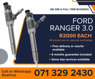 Ford Ranger 3.0 Diesel Injectors For Sale With Warranty