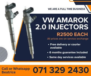 Vw Amarok 2.0 Diesel Injectors For Sale With Warranty