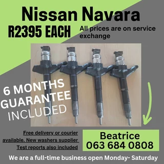 Nissan Navara Diesel Injectors For Sale With Warranty