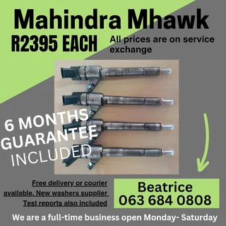 Mahindra Mhawk Diesel Injectors For Sale With Warranty