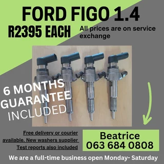 Ford Figo 1.4 Diesel Injectors For Sale With Warranty