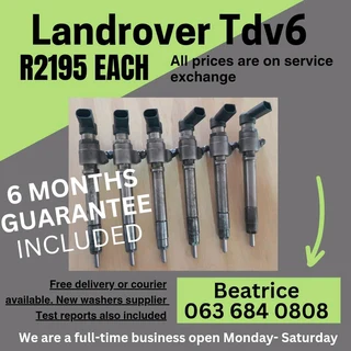 Landrover Discovery Tdv6 Diesel Injectors For Sale With Warranty