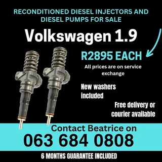 Volkswagen 1.9 Diesel Injectors For Sale With Warranty
