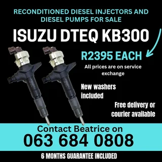 Isuzu Dteq Kb300 Diesel Injectors For Sale With Warranty