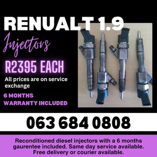 Renualt 1.9 Diesel Injectors For Sale With Warranty On