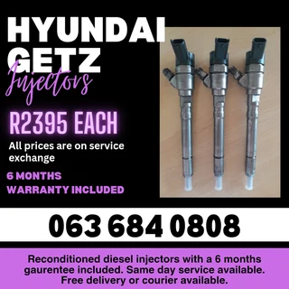 Hyundai Getz 1.5 Diesel Injectors For Sale With Warranty