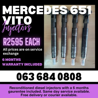 Mercedes Benz Vito 651 Diesel Injectors For Sale With Warranty