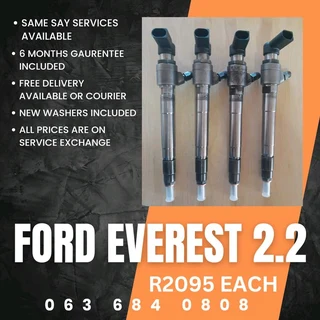 Ford Everest 2.2 Diesel Injectors For Sale With Warranty