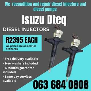 Isuzu Dteq Diesel Injectors For Sale With Warranty