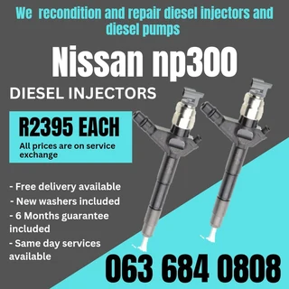 Nissan Np300 Diesel Injectors For Sale With Warranty On