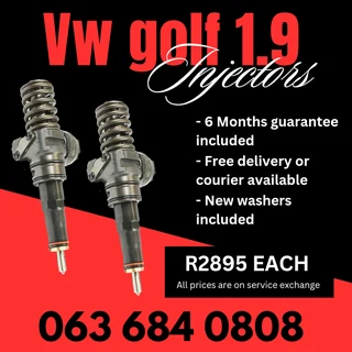 Vw Golf 1.9 Diesel Injectors For Sale With Warranty