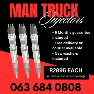 Man Truck Diesel Injectors For Sale With Warranty On