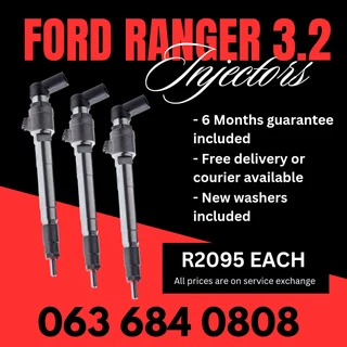 Ford Ranger 3.2 Diesel Injectors For Sale With Warranty