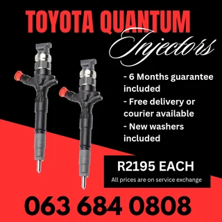 Toyota Quantum Diesel Injectors For Sale With Warranty On