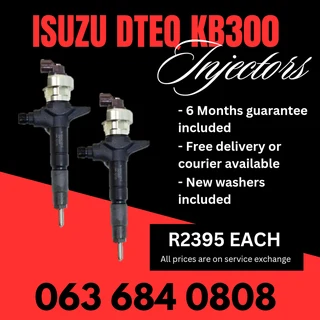 Isuzu Dteq Kb300 Diesel Injectors For Sale With Warranty