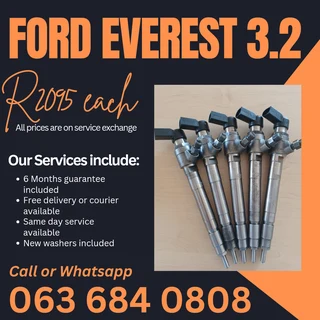 Ford Everest 3.2 Diesel Injectors For Sale With Warranty