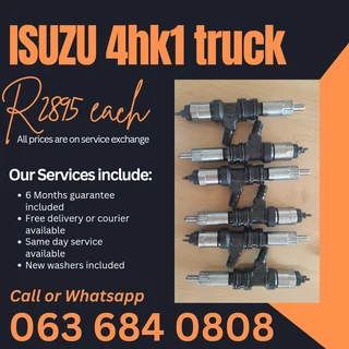 Isuzu 4hk1 Truck Diesel Injectors For Sale With Warranty