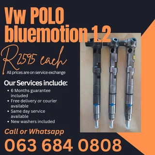 Vw Polo Blue Motion 1.2 Diesel Injectors For Sale With Warranty