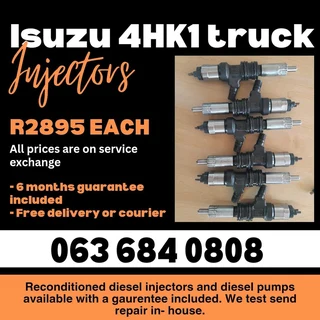Isuzu 4hk1 Truck Diesel Injectors For Sale With Warranty On