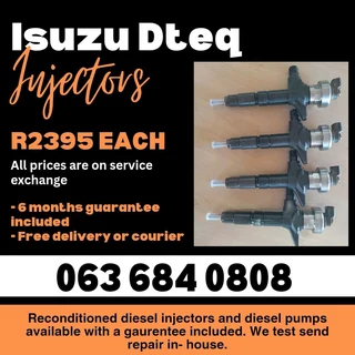 Isuzu Dteq Diesel Injectors For Sale With Warranty On