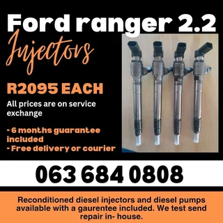 Ford Ranger 2.2 Diesel Injectors For Sale With Warranty