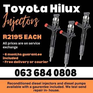 Toyota Hilux Diesel Injectors For Sale With Warranty