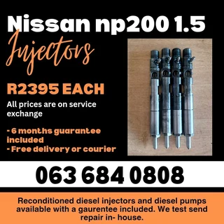 Nissan Np200 1.5 Diesel Injectors For Sale With Warranty On