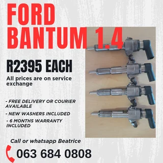 Ford Bantum 1.4 Diesel Injectors For Sale With Warranty