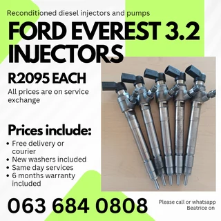 Ford Everest 3.2 Diesel Injectors For Sale With Warranty