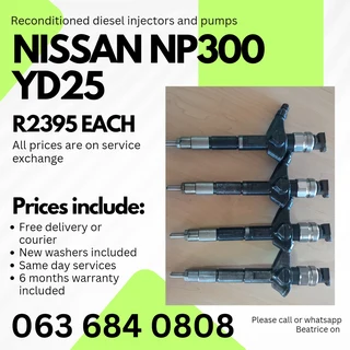 Nissan Np300 Yd25 Diesel Injectors For Sale With Warranty On