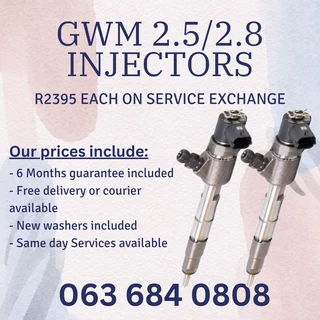 Gwm 2.5 And 2.8 Diesel Injectors For Sale With Warranty
