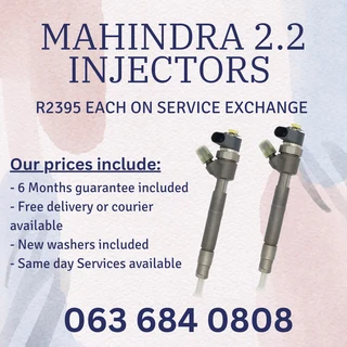 Mahindra 2.2 Diesel Injectors For Sale With Warranty