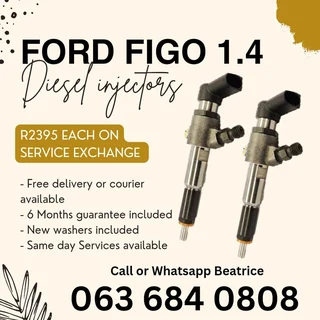 Ford Figo 1.4 Diesel Injectors For Sale With Warranty