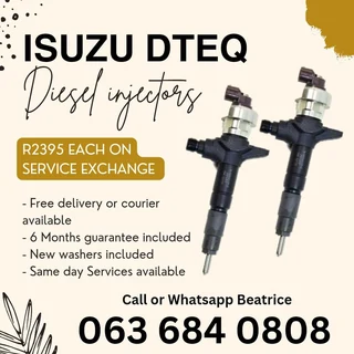 Isuzu Dteq Diesel Injectors For Sale With Warranty