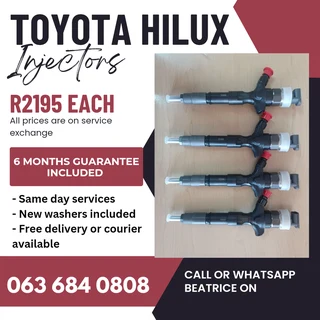 Toyota Hilux Diesel Injectors For Sale With Warranty