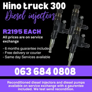 Hino 300 Truck Diesel Injectors For Sale With Warranty