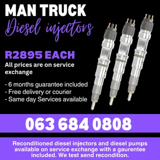 Man Truck Diesel Injectors For Sale With Warranty On