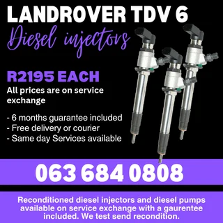 Landrover Discovery Tdv6 Diesel Injectors For Sale With Warranty