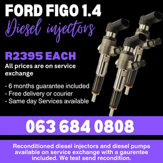 Ford Figo 1.4 Diesel Injectors For Sale With Warranty