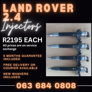 Land Rover 2.4 Diesel Injectors For Sale With Warranty On