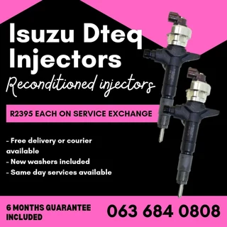 Isuzu Dteq Diesel Injectors For Sale With Warranty
