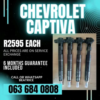 Chevrolet Captiva Diesel Injectors For Sale With Warranty