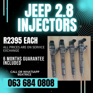 Jeep Cherokee 2.8 Diesel Injectors For Sale With Warranty