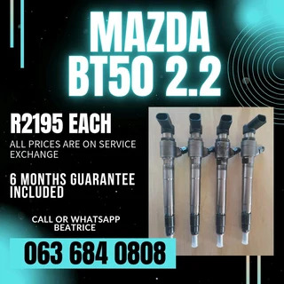 Mazda Bt50 2.2 Diesel Injectors For Sale With Warranty