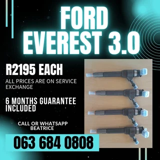 Ford Everest 3.0 Diesel Injectors For Sale With Warranty