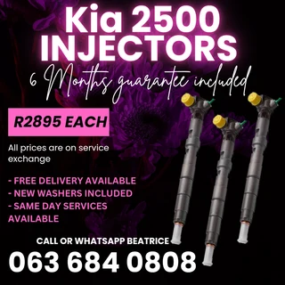 Kia 2500 Diesel Injectors For Sale With Warranty